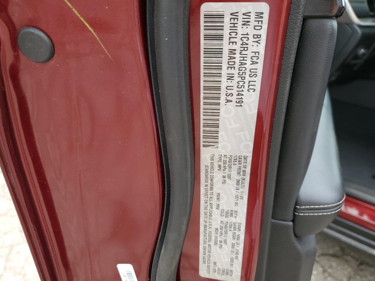 1C4RJHAG5PC514191 2023 Jeep Grand Cherokee Laredo 1C4RJHAG5PC514191 2023 Jeep Grand Cherokee Laredo