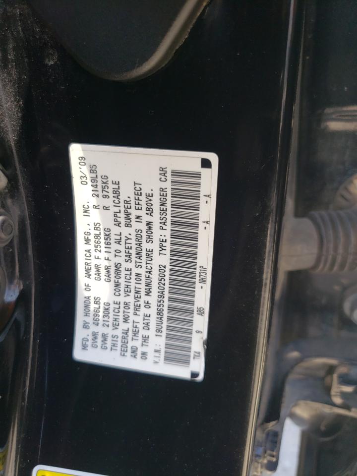 19UUA86559A025002 2009 Acura Tl