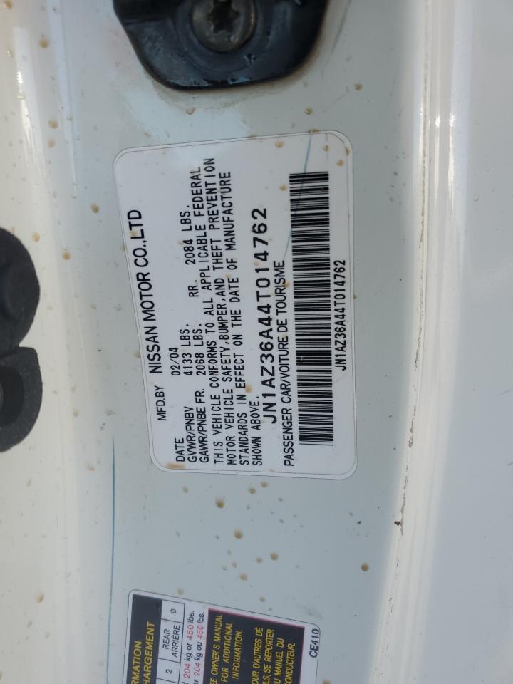 JN1AZ36A44T014762 2004 Nissan 350Z Roadster