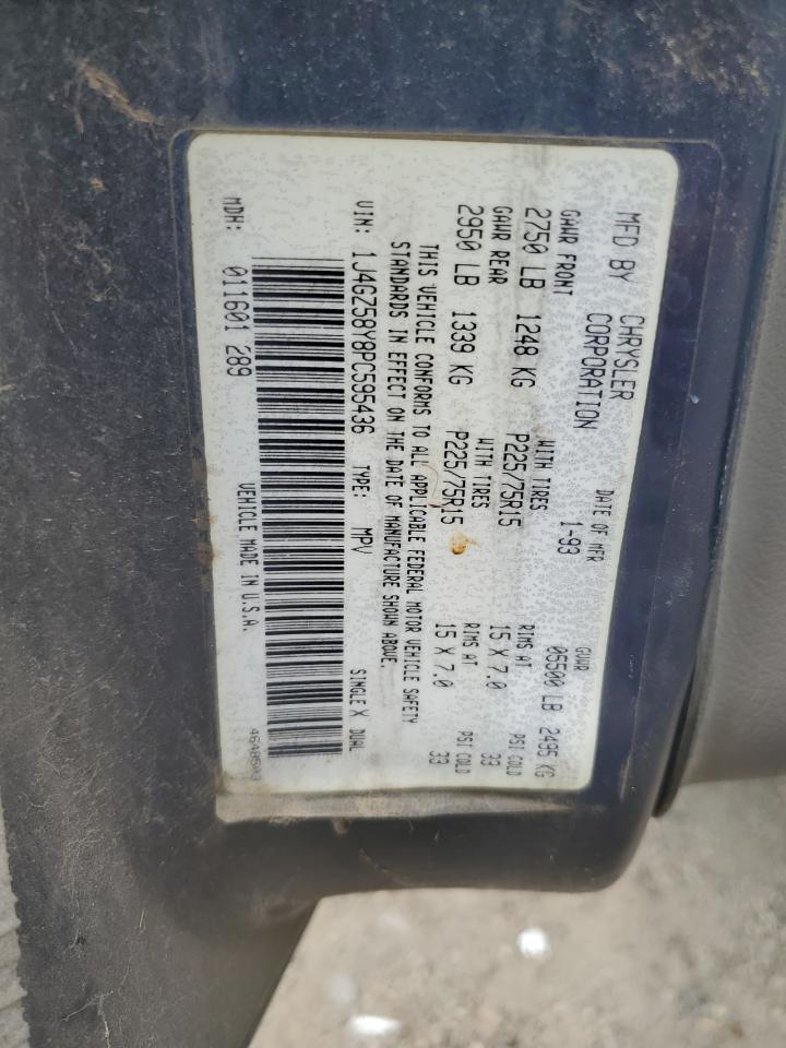 1J4GZ58Y8PC595436 1993 Jeep Grand Cherokee Laredo