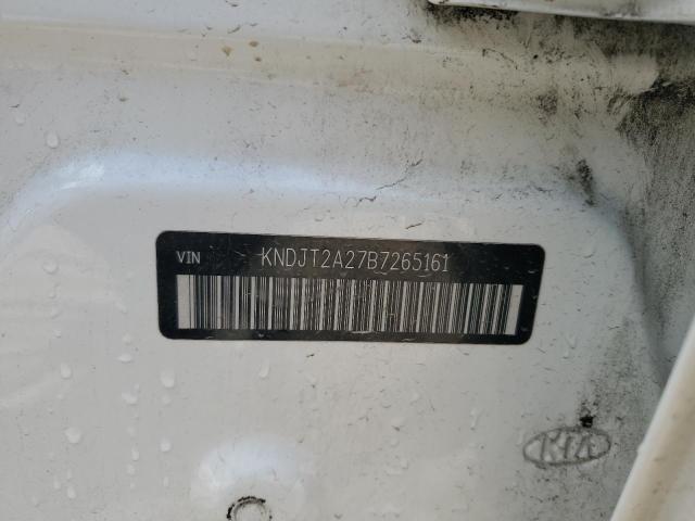 2011 Kia Soul + VIN: KNDJT2A27B7265161 Lot: 60316834