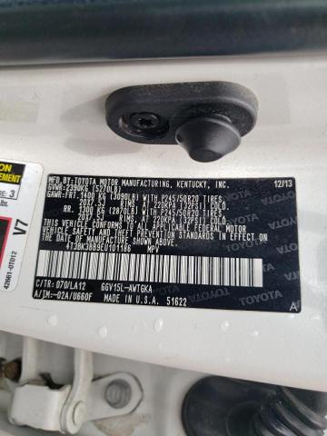 2014 Toyota Venza Le VIN: 4T3BK3BB9EU101186 Lot: 59643414