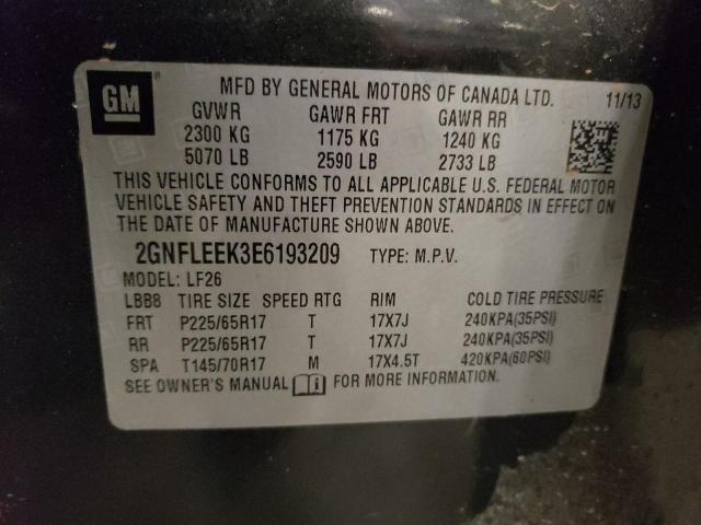 2014 Chevrolet Equinox Ls VIN: 2GNFLEEK3E6193209 Lot: 58635384