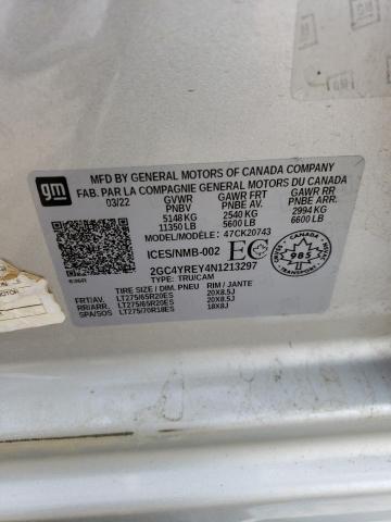 2022 Chevrolet Silverado K2500 High Country VIN: 2GC4YREY4N1213297 Lot: 58422134