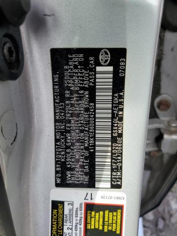 2013 Toyota Avalon Base VIN: 4T1BK1EB6DU042458 Lot: 59743194