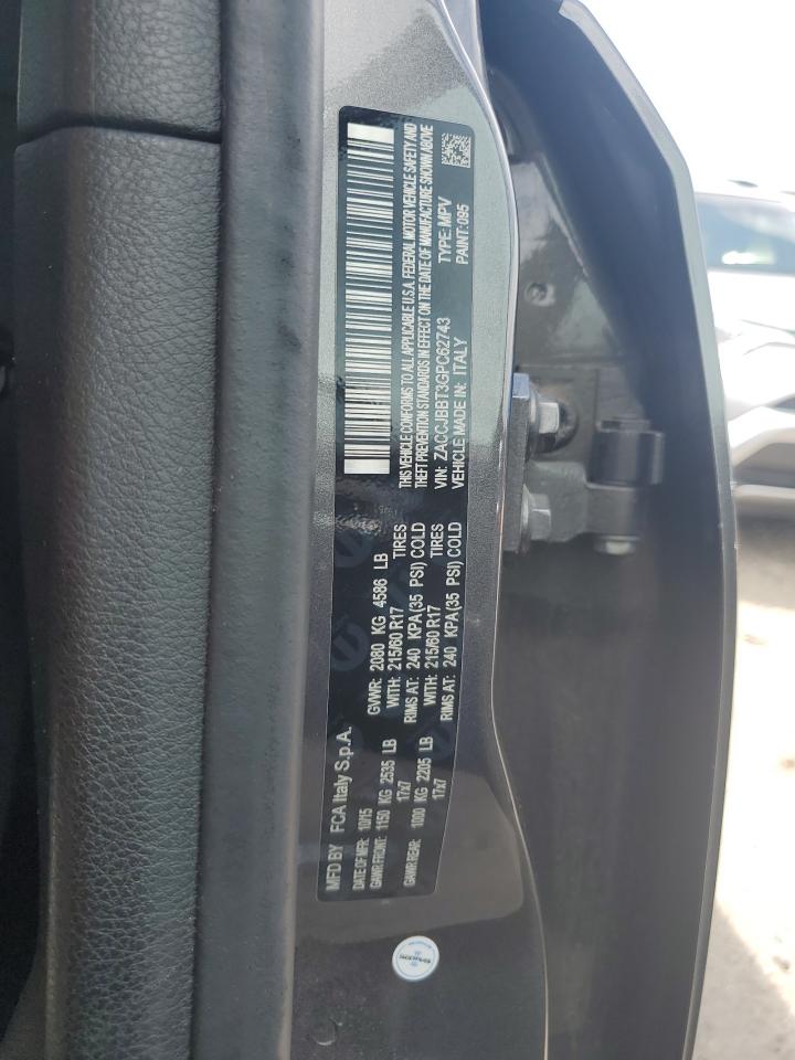 ZACCJBBT3GPC62743 2016 Jeep Renegade Latitude