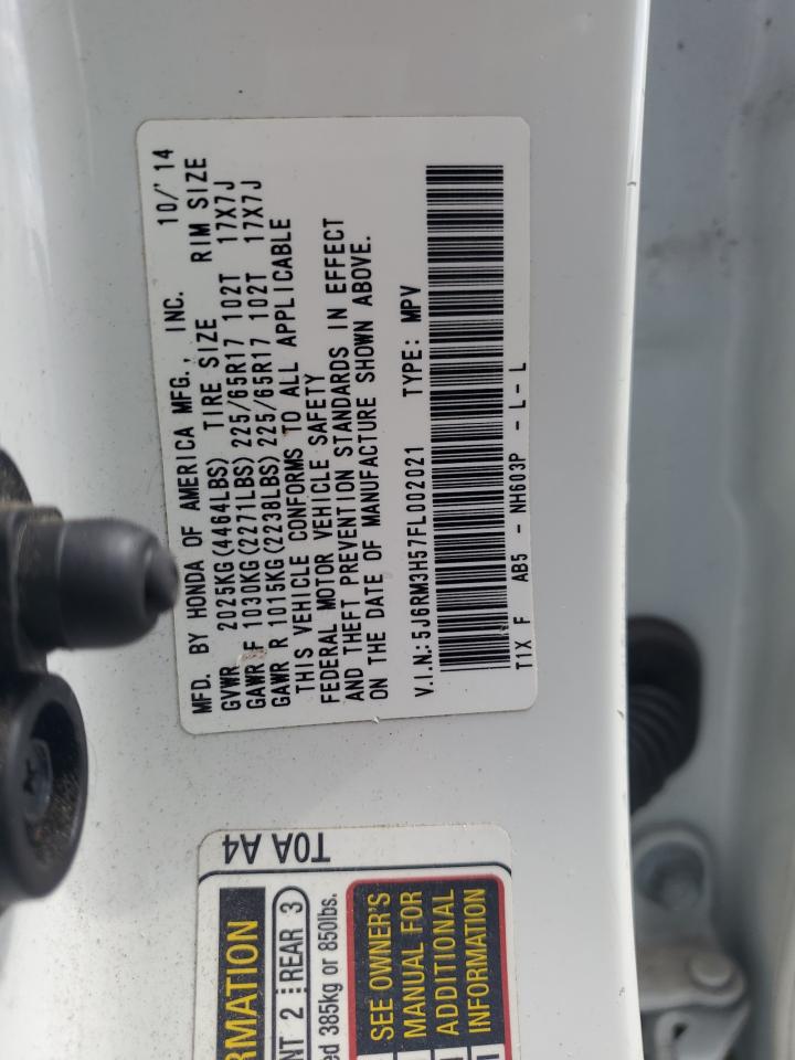 5J6RM3H57FL002021 2015 Honda Cr-V Ex