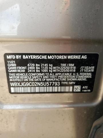 VIN WBXJG9C02N5U57793 2022 BMW X1, Xdrive28I no.13