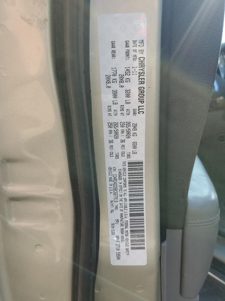 1D4RD4GG9BC627919 2011 Dodge Durango Crew