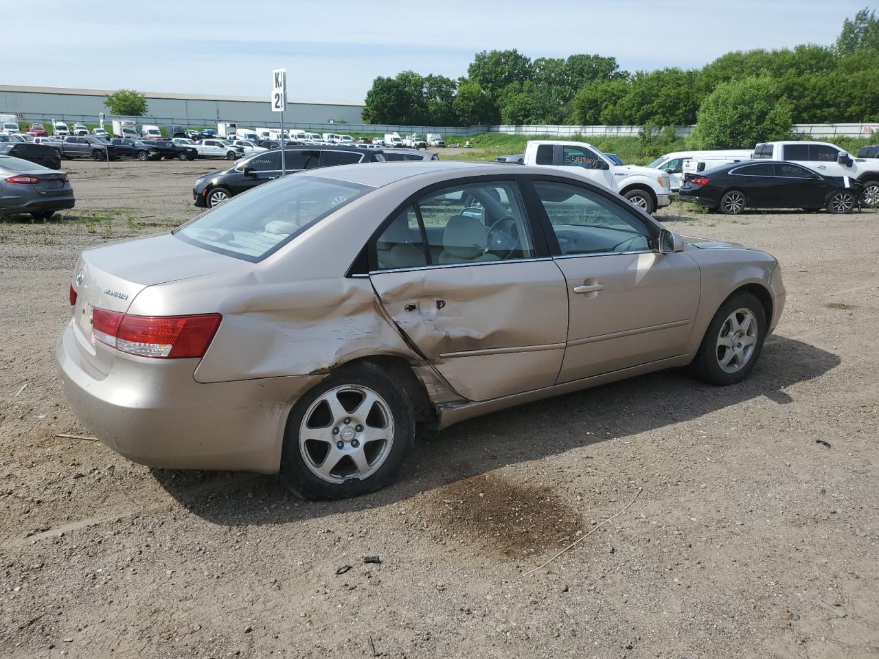 5NPEU46C86H054841 2006 Hyundai Sonata Gls