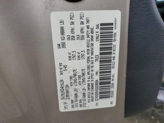 2005 Dodge Ram 2500 St VIN: 3D7KR28D45G838994 Lot: 56441744