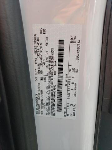 2018 Ford Transit T-250 VIN: 1FTYR3XG3JKA23503 Lot: 57920704