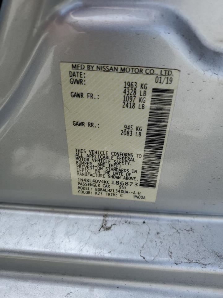 1N4BL4DV4KC186873 NISSAN ALTIMA 2019