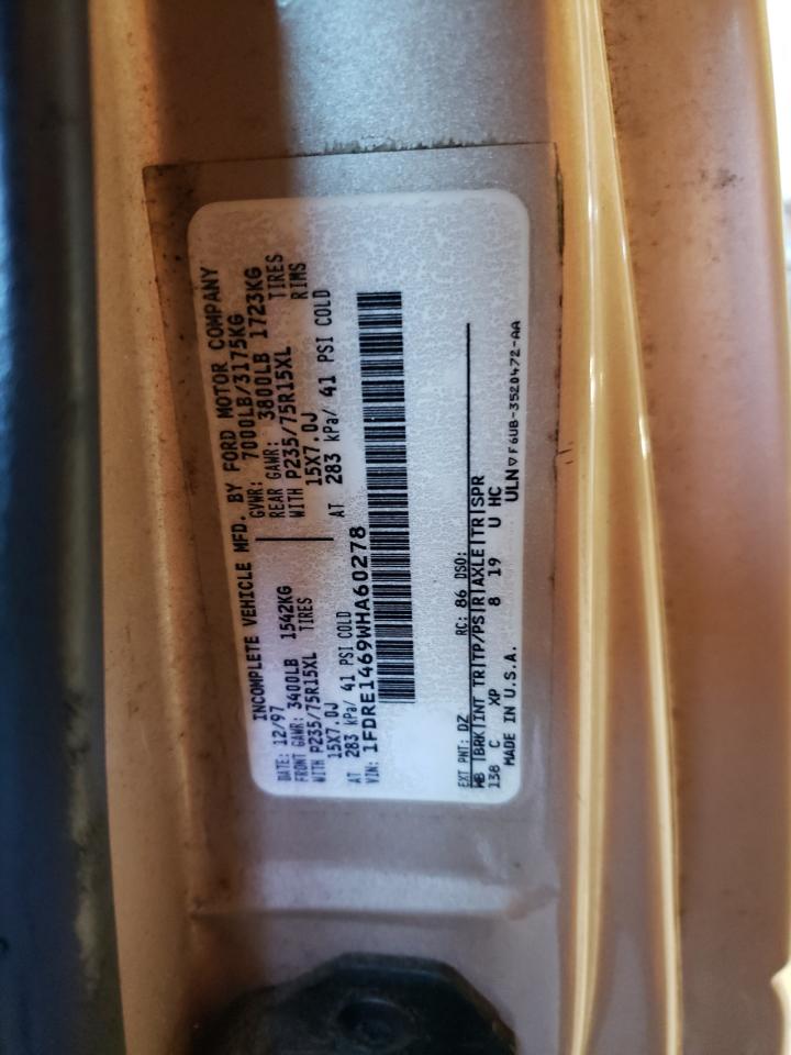 1FDRE1469WHA60278 1998 Ford Econoline E150 Van