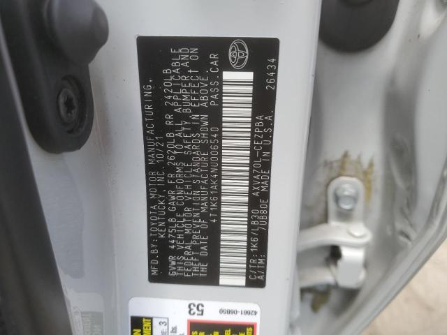 VIN 4T1K61AK4NU006540 2022 Toyota Camry, Xse no.12