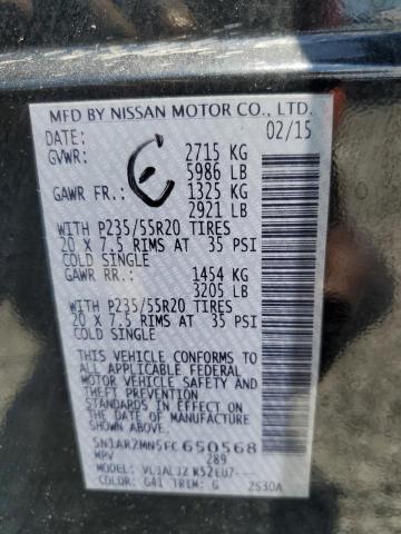 2015 NISSAN PATHFINDER - 5N1AR2MN5FC650568