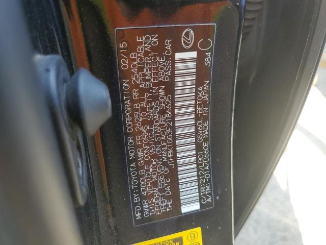 2015 Lexus Es 350 VIN: JTHBK1GG3F2186625 Lot: 59365004