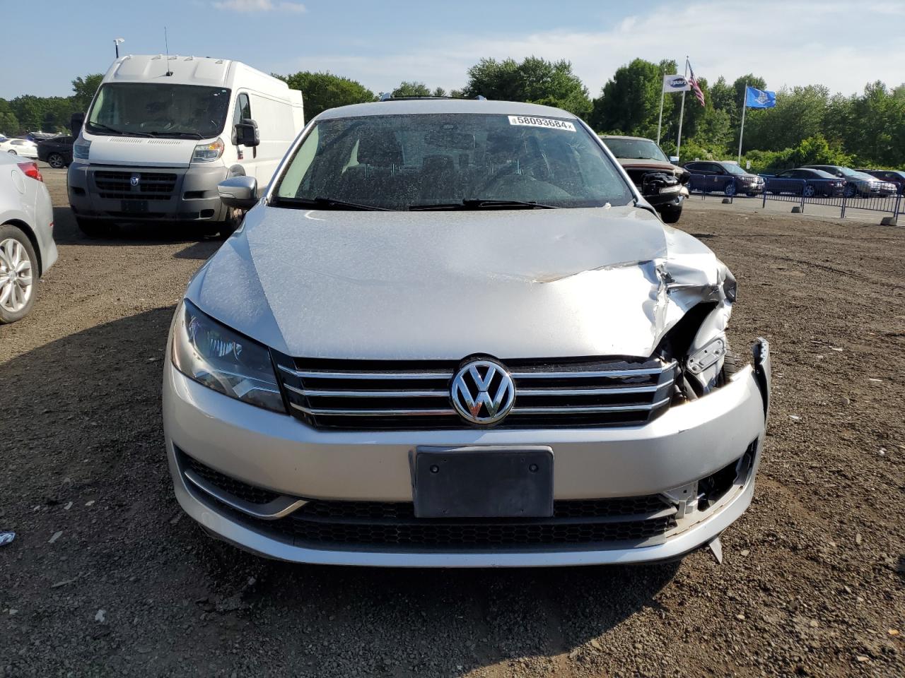 2014 Volkswagen Passat S vin: 1VWAT7A34EC080161