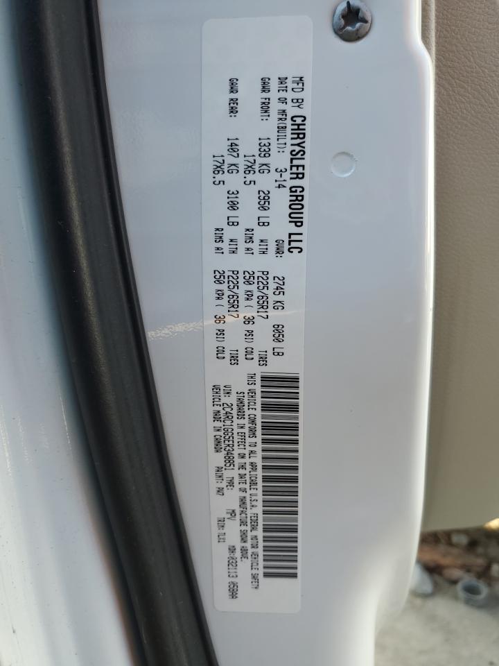 2C4RC1GG5ER348851 2014 Chrysler Town & Country Limited