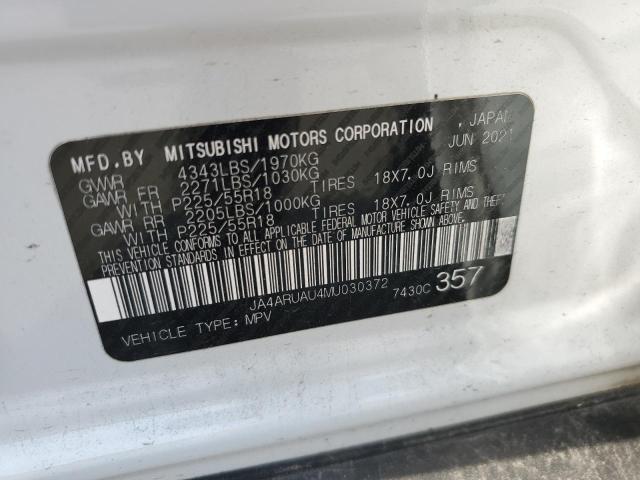 2021 Mitsubishi Outlander Sport Es VIN: JA4ARUAU4MU030372 Lot: 60438304