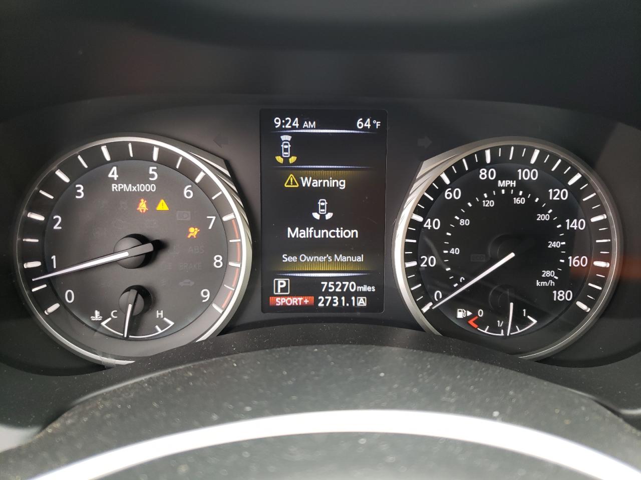 JN1FV7AP1JM461155 2018 Infiniti Q50 Red Sport 400