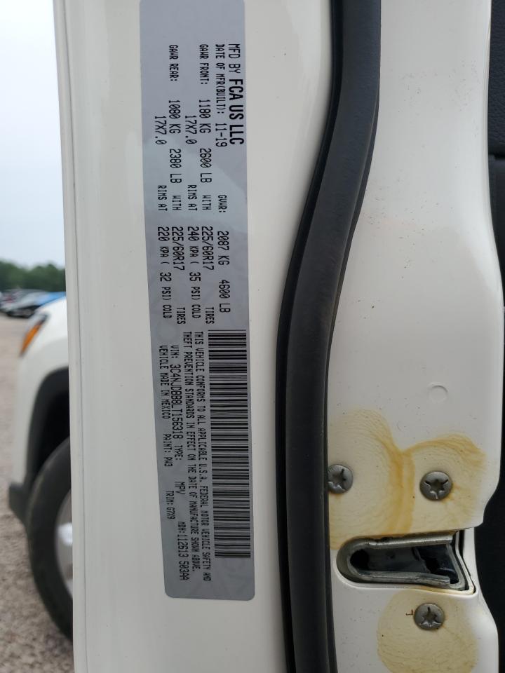 3C4NJDBB8LT156318 2020 Jeep Compass Latitude