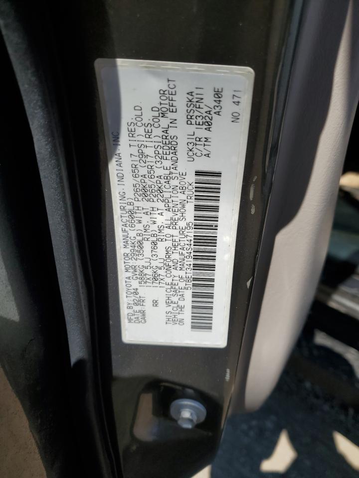 5TBET34194S447195 2004 Toyota Tundra Double Cab Sr5