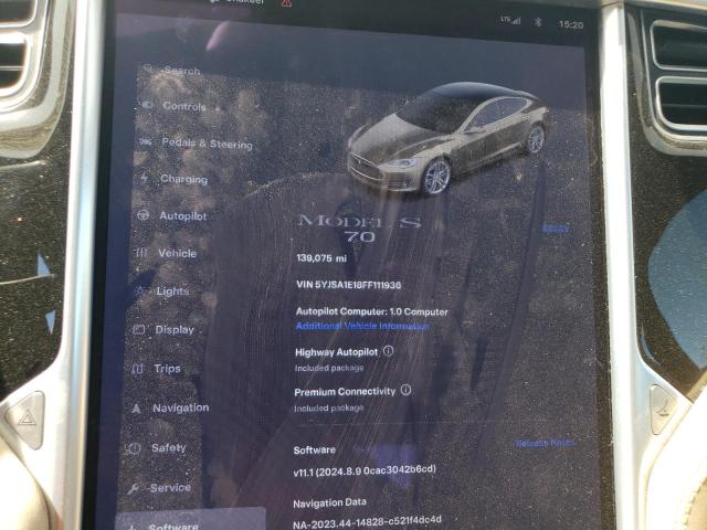 2015 TESLA MODEL S - 5YJSA1E18FF111936