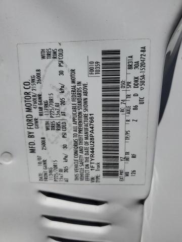 2008 Ford Ranger Super Cab VIN: 1FTYR44U28PA47661 Lot: 60909324