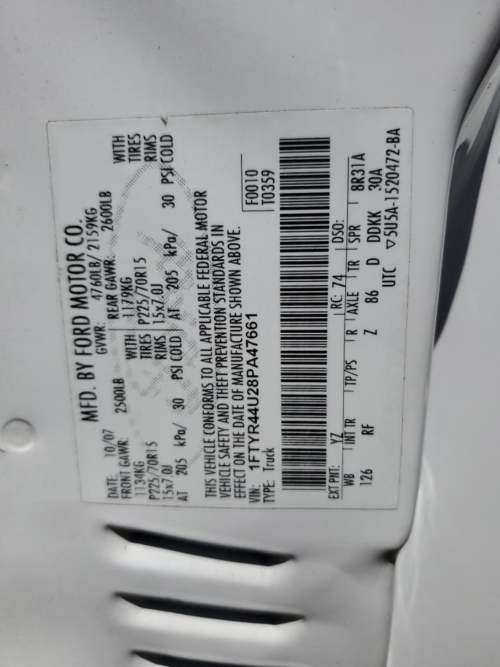 1FTYR44U28PA47661 2008 Ford Ranger Super Cab