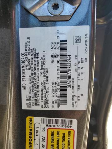 3FA6P0H77HR335264 2017 FORD FUSION - Image 12