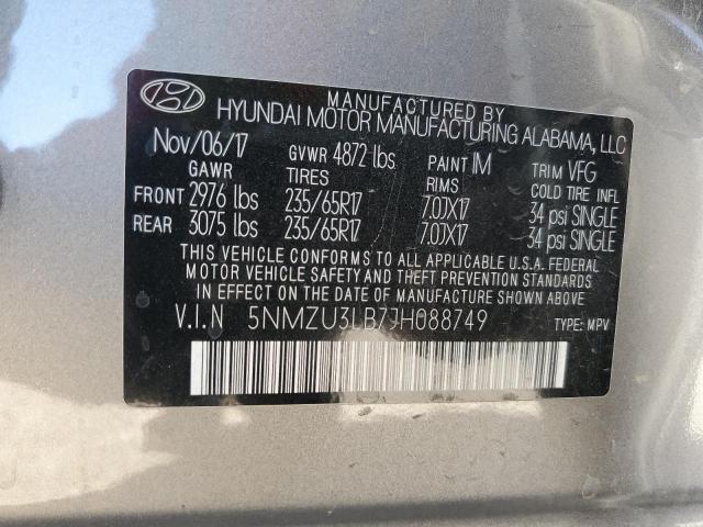 2018 HYUNDAI SANTA FE S - 5NMZU3LB7JH088749