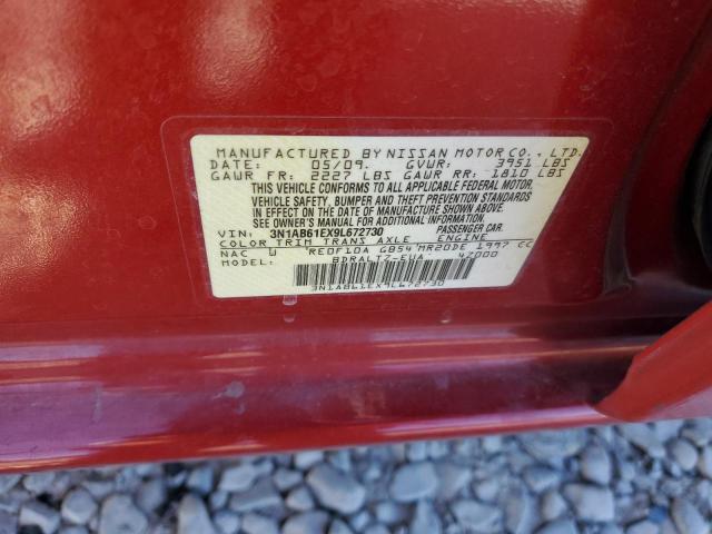 2009 Nissan Sentra 2.0 VIN: 3N1AB61EX9L672730 Lot: 60715734