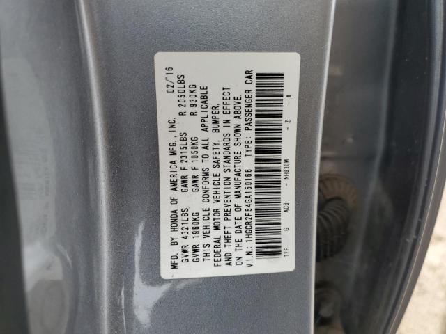 1HGCR2F54GA150166 2016 Honda Accord Sport