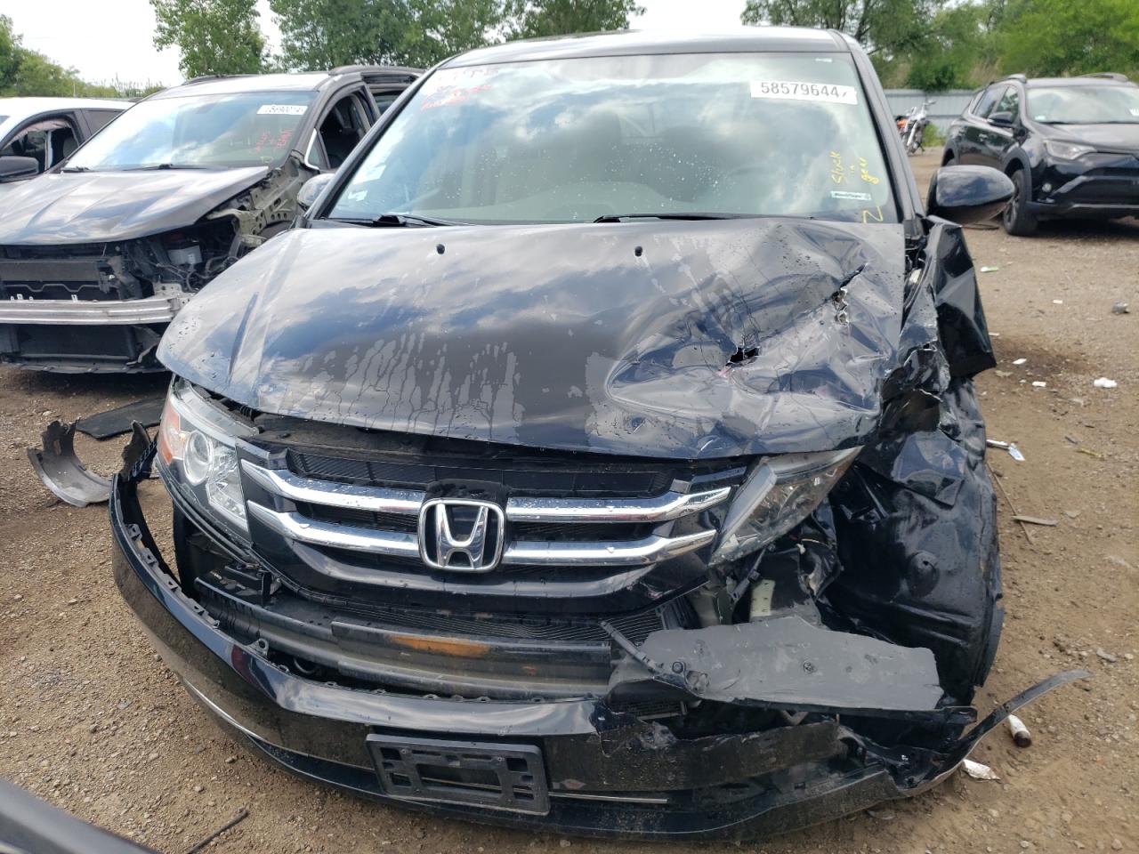 Lot #2945515118 2017 HONDA ODYSSEY SE