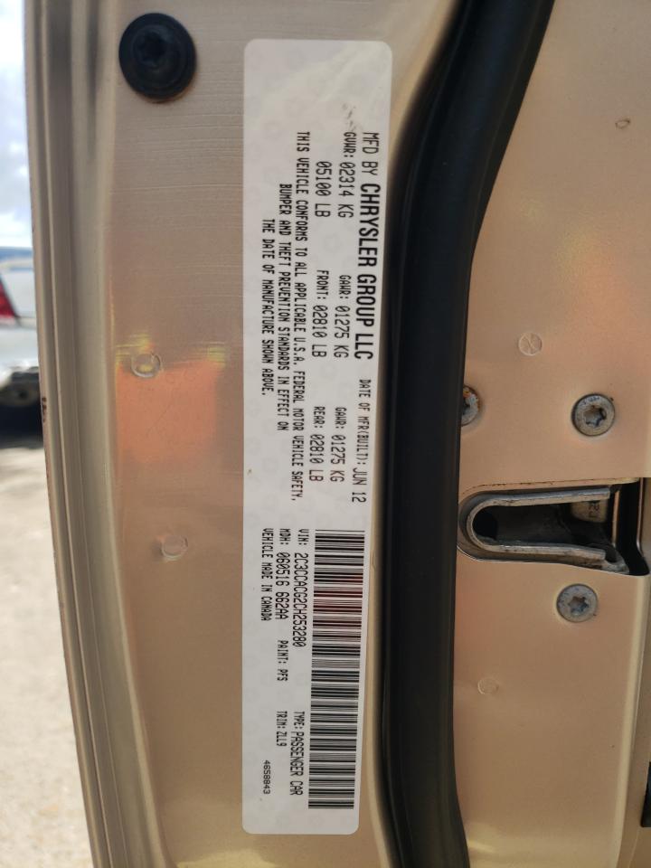 2C3CCACG2CH253280 2012 Chrysler 300 Limited