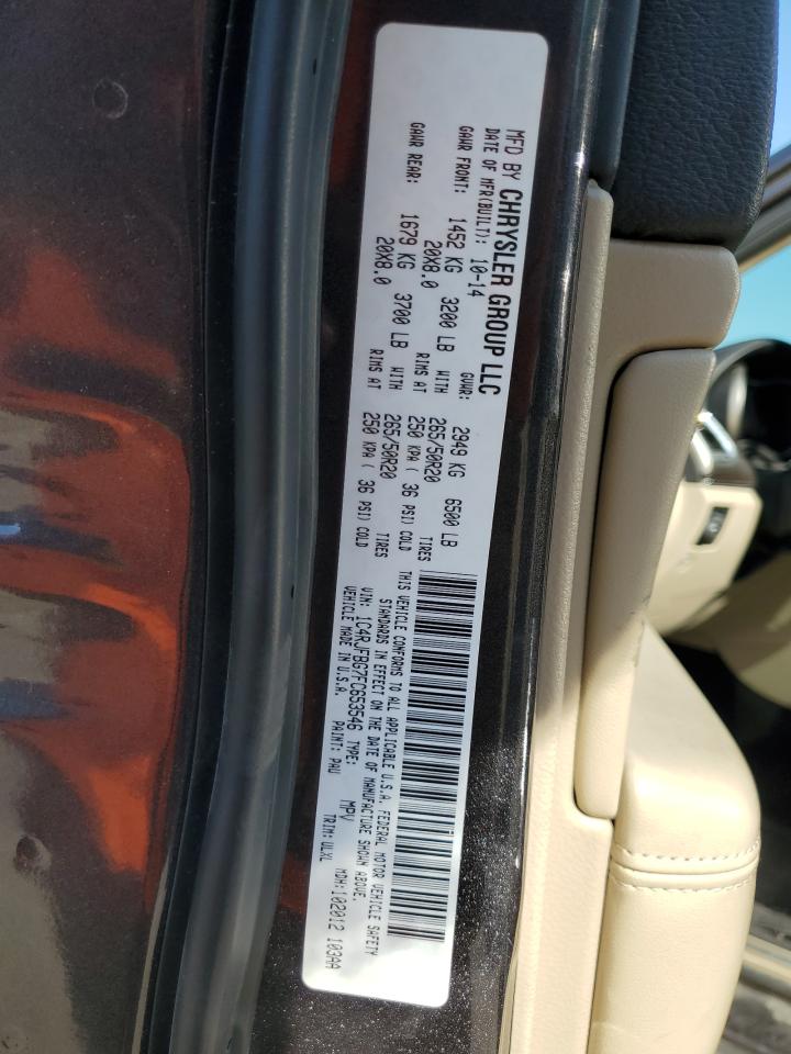 1C4RJFBG7FC653546 2015 Jeep Grand Cherokee Limited