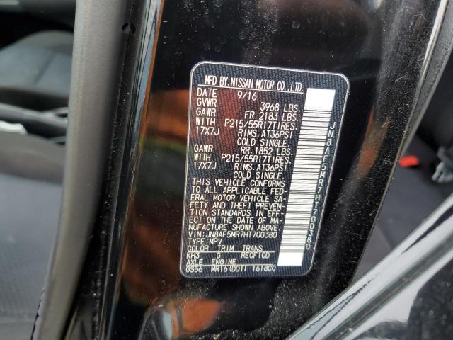 2017 NISSAN JUKE S - JN8AF5MR7HT700380