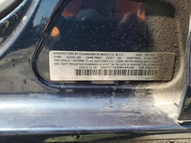 2009 Volkswagen Jetta S VIN: 3VWJZ71K99M144382 Lot: 57765314