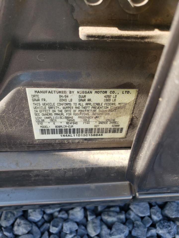 1N4AL11D15C158846 2005 Nissan Altima S