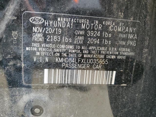 KMHD84LFXLU035655 2020 HYUNDAI ELANTRA - Image 12