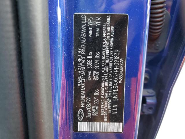 5NPLS4AG7PH091839 2023 Hyundai Elantra Sel