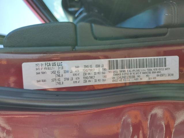 2018 Jeep Grand Cherokee Laredo VIN: 1C4RJFAG7JC351586 Lot: 60445644