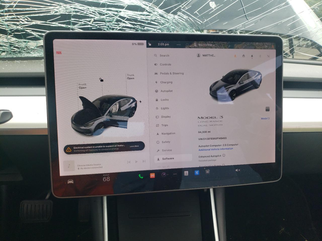 2018 Tesla Model 3 vin: 5YJ3E1EB6JF148493