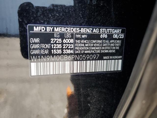 2023 Mercedes-Benz Eqb 250+ VIN: W1N9M0CB6PN059097 Lot: 57245034