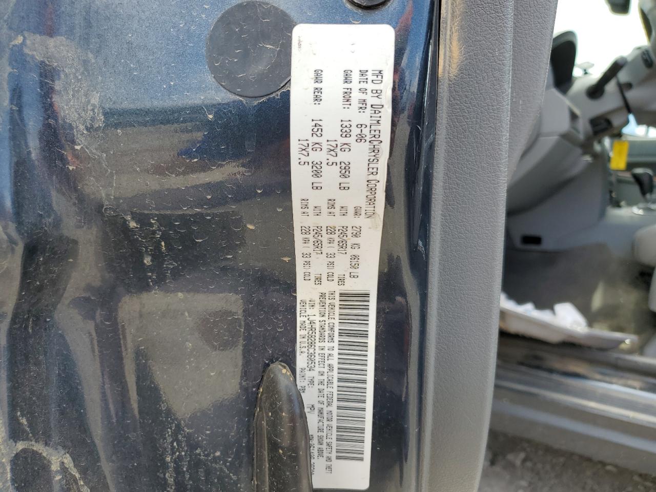 1J4HR58286C360534 2006 Jeep Grand Cherokee Limited