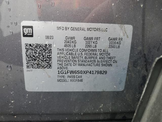 2023 Chevrolet Bolt Ev 1Lt VIN: 1G1FW6S0XP4179829 Lot: 61009014