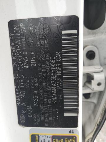 2014 Kia Optima Lx VIN: KNAGM4A75E5519560 Lot: 57471044