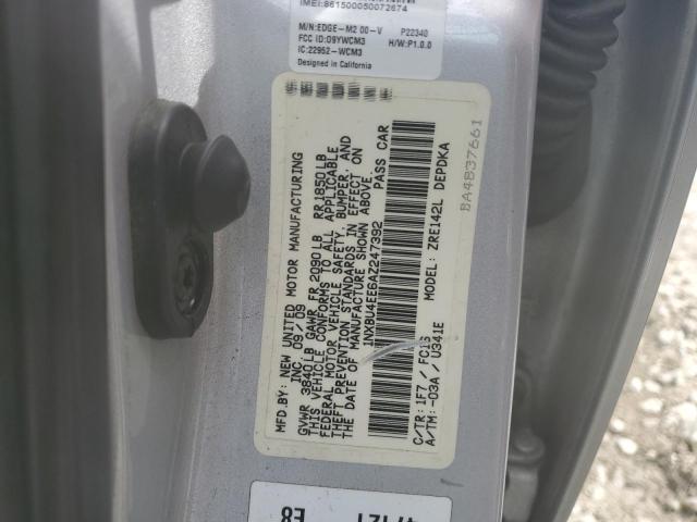 2010 Toyota Corolla Base VIN: 1NXBU4EE6AZ247392 Lot: 56810654