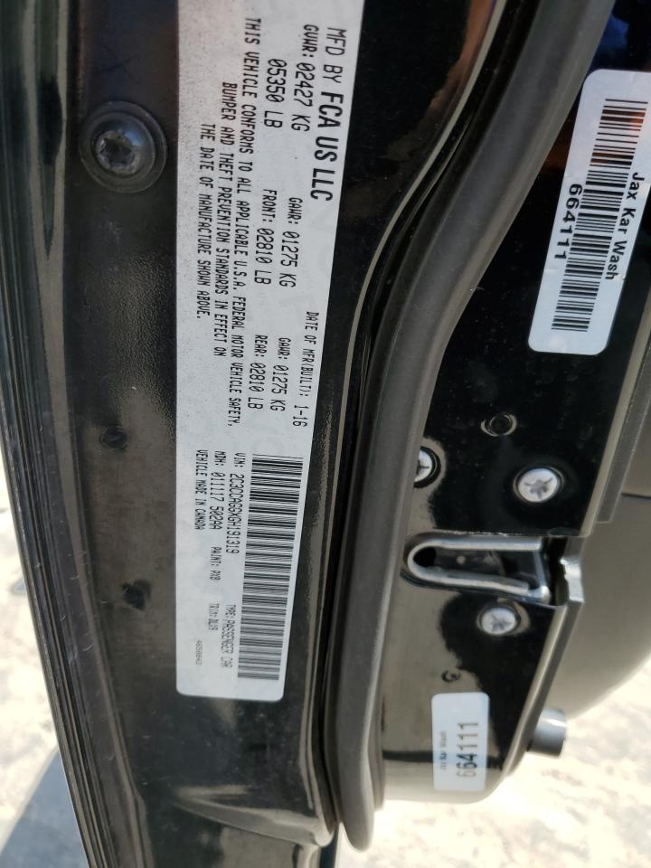 2C3CCAGGXGH191319 2016 Chrysler 300 S